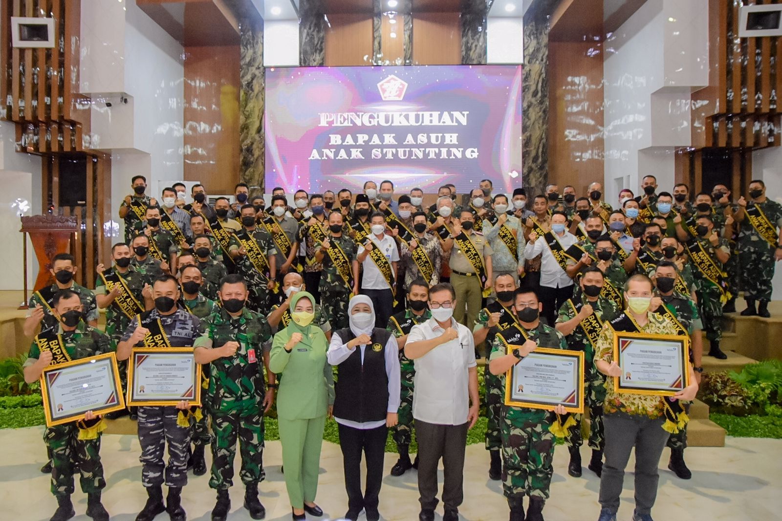 Gubernur Khofifah Apresiasi Bakti Tni Untuk Jatim Bangkit Kodam V