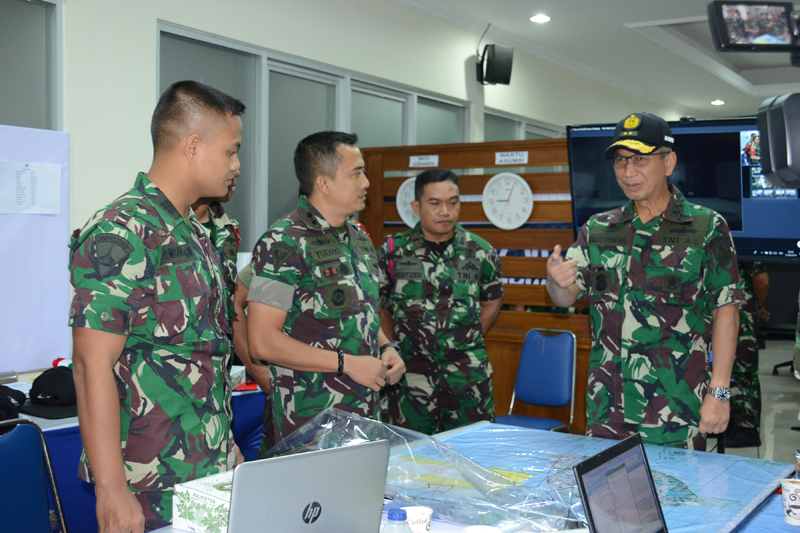 Kapushidrosal Kunjungi Geladi Posko Latihan Armada Jaya Ke-37 TA 2019 ...