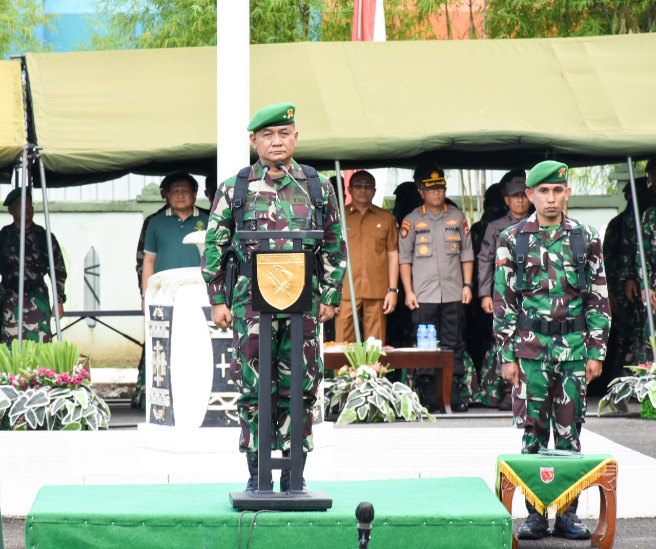 Kodam Pattimura Gelar Upacara Dan Syukuran Puncak Hut Infanteri Metro Times News