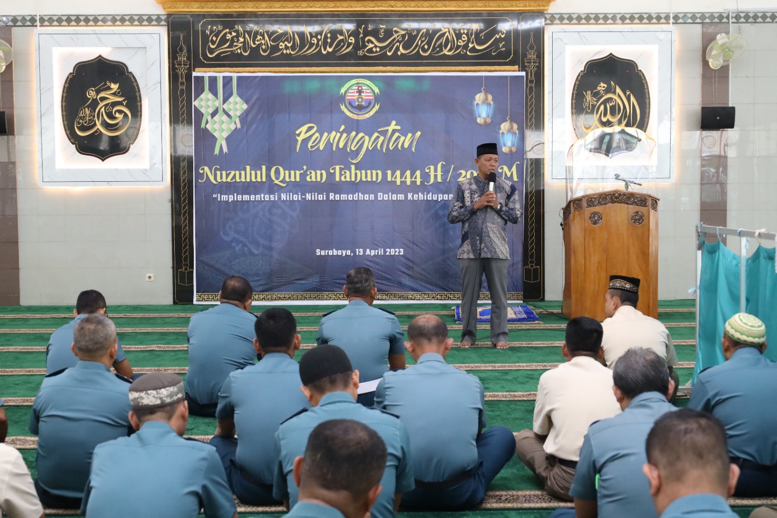 Implementasikan Nilai Nilai Ramadhan Lantamal V Peringati Nuzulul Quran 1444 H2023 M • Metro 2287